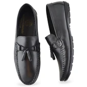 3287 Esnek Rahat Taban Lacivert Hakiki Deri Erkek Ayakkabı Yazlık Casual Laofer Erkek Ayakkabı thumbnail 8