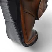 140 Ortopedik Taban Cırtlı Siyah Anne Botu Kadın Bot Postal Çizme - 10