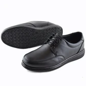 TAB401 Ortopedik Topuk Masajlı Hakiki Deri Kışlık Erkek Ayakkabı Kauçuk Taban - 9