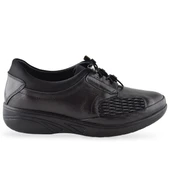 4204 Tam Ortopedik Taban Günlük Hakiki Deri Kadın Ayakkabı Anne Ayakkabısı - 3