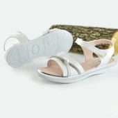 667e Ortopedik Taban Kız Çocuk Sandalet Terlik Düğün Abiye Gündelik Vetta - 3