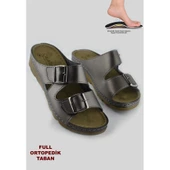 160117 Carlaverde Tam Ortopedik Kadın Terlik  Günlük Kadın Terlik - 5