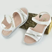 667e Ortopedik Taban Kız Çocuk Sandalet Terlik Düğün Abiye Gündelik Vetta - 2