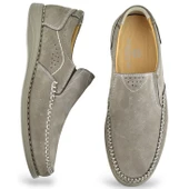 R02 Tam Ortopedik Taban Hakiki Deri Nubuk Erkek Ayakkabı Günlük Erkek Ayakkabı - 3