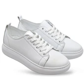 764  Full Ortopedik Taban Hakiki Deri Günlük Kadın Ayakkabı Kadın Sneakers - 12