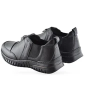 1933 Tam Ortopedik Hakiki Deri Kadın Kışlık Ayakkabı Anne Kışlık Deri Ayakkabı - 10