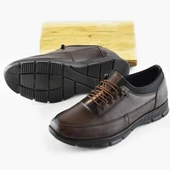 TAB325a Tam Ortopedik Topuk Masajlı Taban Erkek Ayakkabı Hakiki Deri Mevsimlik Ayakkabı - 3