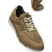 5319  Tam Ortopedik Taban Hakiki Deri Erkek Ayakkabı Hafif Poli Taban Nubuk Süed - 6