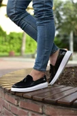 CH002 RBT Loafer Verniciata Erkek Ayakkabı SIYAH - 4
