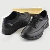 TAB325a Tam Ortopedik Topuk Masajlı Taban Erkek Ayakkabı Hakiki Deri Mevsimlik Ayakkabı - 10