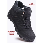 X6 Ortopedik Kaymaz Taban Kürklü Erkek Bot Outdoor Bot - 1