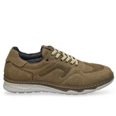 5319  Tam Ortopedik Taban Hakiki Deri Erkek Ayakkabı Hafif Poli Taban Nubuk Süed - 10