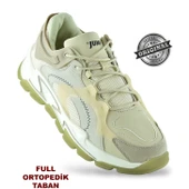 2910 Tam Ortopedik Taban Günlük Erkek Spor Ayakkabı Kalın Taban Suya Dayanıklı Cilt Malzeme - 6