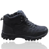 579 Ortopedik Kaymaz Taban İçi Kürklü Kışlık Erkek Bot Ayakkabı Blacksea - 10