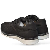 5319  Tam Ortopedik Taban Hakiki Deri Erkek Ayakkabı Hafif Poli Taban Nubuk Süed - 4