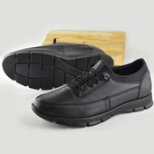 TAB325a Tam Ortopedik Topuk Masajlı Taban Erkek Ayakkabı Hakiki Deri Mevsimlik Ayakkabı - 8