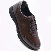 TAB405 Tam Ortopedik Kauçuk Kaymaz Taban Hakiki Deri Kışlık Erkek Ayakkabı - 8