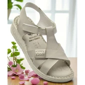 8149 TAM ORTOPEDİK Hakiki Deri Kadın Sandalet Deri Sandalet İvazn - 11