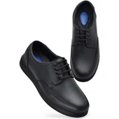 TAB401 Jelli Ortopedik Topuk Masajlı Hakiki Deri Erkek Ayakkabı Kauçuk Taban thumbnail 8