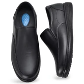TAB401 Jelli Ortopedik Topuk Masajlı Hakiki Deri Erkek Ayakkabı Kauçuk Taban thumbnail 5