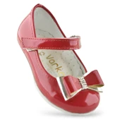 2016 Rahat Taban Tokalı Kız Çocuk Bebek Babet Ayakkabı Düğün Abiye Nişan Ev Babeti - 7