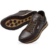 TAB2055 Tam Ortopedik Taban %100 Hakiki Deri Erkek Ayakkabı Kauçuk Kaymaz Taban - 7