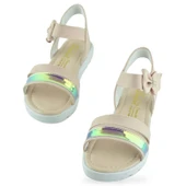 610S Ortopedik Taban Kız Çocuk Sandalet Terlik Düğün Abiye Gündelik Varkan - 10