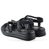 654 Ortopedik Taban Günlük Kadın Sandalet Hafif Sandalet Sahil Havuz - 8