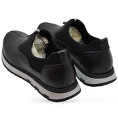 TAB5501 Tam Ortopedik Taban %100 Hakiki Deri Bağcıksız Erkek Ayakkabı Kauçuk Kaymaz Taban thumbnail 4