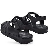 8148 TAM ORTOPEDİK Hakiki Deri Kadın Sandalet Deri Sandalet İvazn - 5