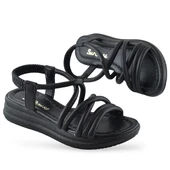 654 Ortopedik Taban Günlük Kadın Sandalet Hafif Sandalet Sahil Havuz - 7