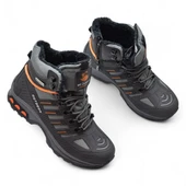 1823 Ortopedik Taban Trekking Outdoor Fermuarlı Erkek Bot İçi Kürklü - 11