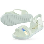 610S Ortopedik Taban Kız Çocuk Sandalet Terlik Düğün Abiye Gündelik Varkan - 7