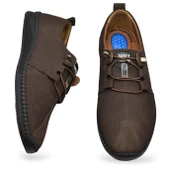 066 Tam Ortopedik Taban Hakiki Deri Nubuk Erkek Ayakkabı Günlük Erkek Ayakkabı Topuk Jelli thumbnail 7