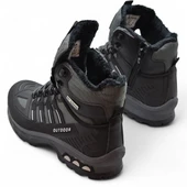 1823 Ortopedik Taban Trekking Outdoor Fermuarlı Erkek Bot İçi Kürklü - 4