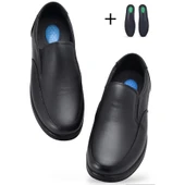 TAB401 Jelli Ortopedik Topuk Masajlı Hakiki Deri Erkek Ayakkabı Kauçuk Taban thumbnail 1