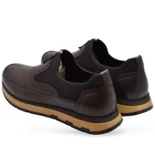 TAB5501 Tam Ortopedik Taban %100 Hakiki Deri Bağcıksız Erkek Ayakkabı Kauçuk Kaymaz Taban thumbnail 8