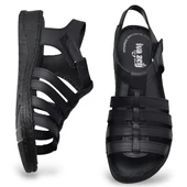 8148 TAM ORTOPEDİK Hakiki Deri Kadın Sandalet Deri Sandalet İvazn - 2