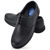 TAB401 Jelli Ortopedik Topuk Masajlı Hakiki Deri Erkek Ayakkabı Kauçuk Taban thumbnail 11