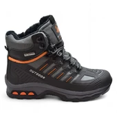 1823 Ortopedik Taban Trekking Outdoor Fermuarlı Erkek Bot İçi Kürklü - 7