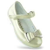 2016 Rahat Taban Tokalı Kız Çocuk Bebek Babet Ayakkabı Düğün Abiye Nişan Ev Babeti - 4