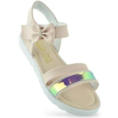 610S Ortopedik Taban Kız Çocuk Sandalet Terlik Düğün Abiye Gündelik Varkan - 9