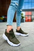 CH089 CBT Low Top Lace Up Erkek Ayakkabı HAKI - 1