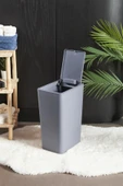 Perotti 13240 Gri Molly Gri 8 Litre Click Çöp Kovası - 2