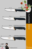 LAZBİSA Platinum Serisi Mutfak Bıçak Seti Et Ekmek Sebze Meyve Bıçağı 5 Li Set Günlük Kullanım (MFT-019) thumbnail 2