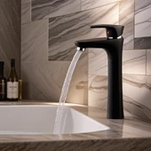 POLYFIT SİYAH MİX LAVABO BATARYASI ÇANAK 29 CM - 4