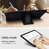 Spigen iPad Air 11" (2024) / iPad Air 10.9" (2022 / 2020) Kılıf Tough Armor Pro Black - ACS02051 - 9