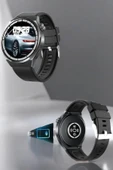 Akıllı Saat Nabız Sensörlü Bildirim Görebilen Spor Modları GPS Takibi - 5
