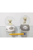 Müzikli Ve Işıklı Kar Küresi 16cm 4169 Gri - 1