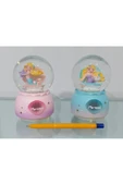 Müzikli Ve Işıklı Kar Küresi 12cm 3227 Pembe - 1